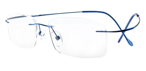 Eyekepper Glasant Titanio occhiali da lettura Donna Blu +2.0 -