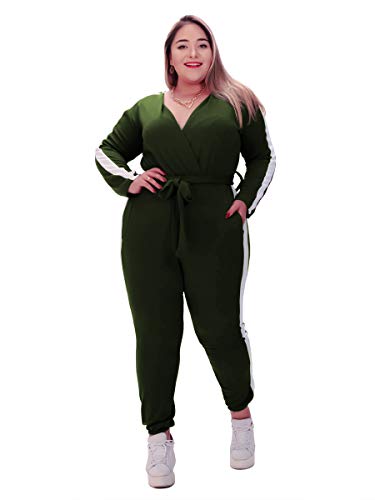 Macacão Fernanda Plus Size (Verde, G2)