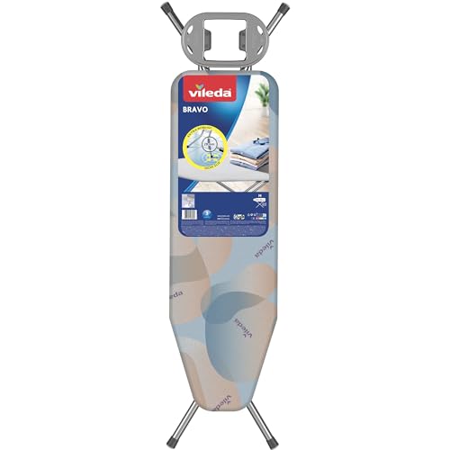 Vileda Bravo Ironing Board, Blue, Medium, Metal, 120cm x 38cm - Image 7