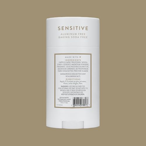 Image of Native | Sandalwood & Shea Butter| Sensitive |Whole Body |Deodorant| 2.4 oz