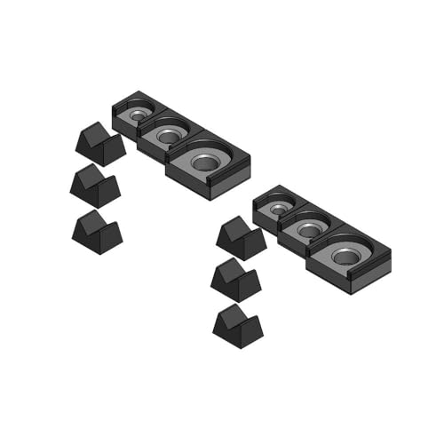 Image of MagAttach Ratchet Organizer Kit (3 Piece Set (2-Pack), Grey /Black)