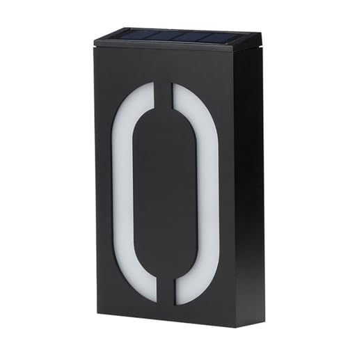 Números de dirección solares para evitar pérdidas de repartidores en la puerta de casa