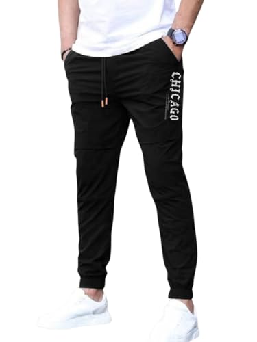 Image of TAGDO Men's Casual Drawstring Joggers, Fashionable Workwear Style (2035)