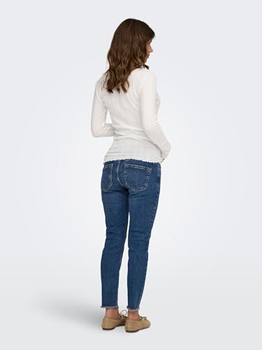 Jean ONLY MATERNITY avec bandeau de maintien extensible en denim souple S - 5