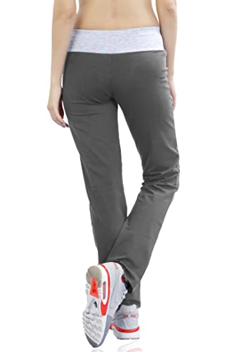 Image of Women's Athelisure Cotton Track Pant with Hidden Key Pockets