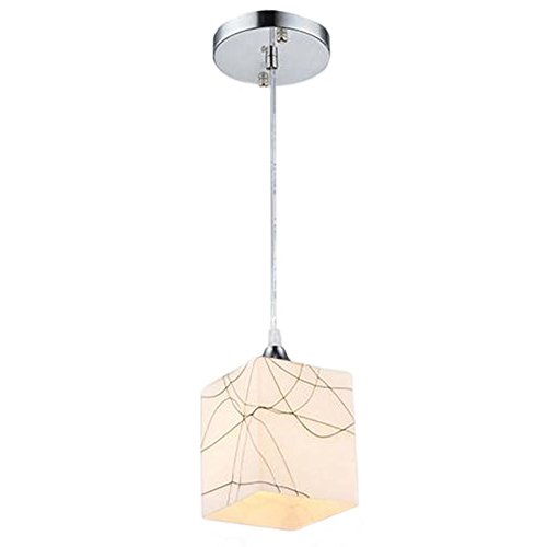 Suspension pastorale en verre noir luminaire vintage pour café