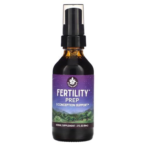 WishGarden Herbs Fertility Prep - All-Natural Fertility Herbal Supplement with Vitex, Red Maca &...