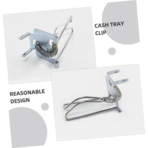 3pcs Cash Register Clips Money Tray Replacement Clamps Secure Cash Organizer for Business Use3