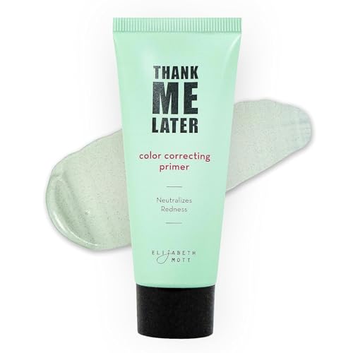 Image of Elizabeth Mott Thank Me Later Color Correcting & Eye Primer Duo, 30g + 10g | Eye Primer & Face Primer Set, Color Correcting Face Primer, Neutralizes Redness, Long-Lasting, Crease-Free Eye Primer