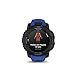 Garmin Instinct® 3 – 45 mm, AMOLED Display, Rugged Outdoor GPS Smartwatch, Built-in Flashlight, Supernova Collection Limited Edition Color, Black with Bolt Blue/Black Silicone Band