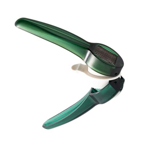 OFFSCH Garlic Press Portable Mincer Ginger Crusher Dual Use Chopping Tools for Effortless Food Preparation Ergonomic Design Compact Easy to Clean Transparent