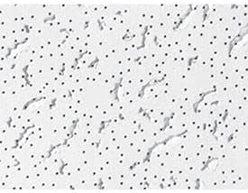 USG Fissured Ceiling Panel Mineral Fiber WHT 24" x 24" Shadowline Tapered Edge