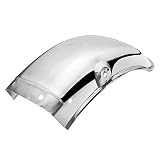 Motorrad Kotflügel Hinten,MoreChioce Edelstahl Motorrad Kotflügel Spritzschutz Silber Heckkotflügel Schutzblech Zubehör Ersatz Kompatibel mit GN125 / GN250