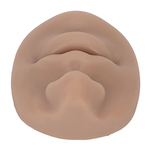 Modelo de rosto de imitação de silicone, exposições de rosto de silicone realistas reutilizáveis par