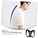 VICASKY Invisible Posture Corrector Belt Adjustable Back Brace for Spine Correction and Chest Extension Breathable PU Leather Support for Humpback Prevention Suitable for Women and Men
