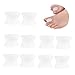 GLEAVI 2sets Bunion Relief Toe Separators Toe Spacers for Bunions Toe Separators Toe Splints for Straightening Feet Care Tool 5pairs*2