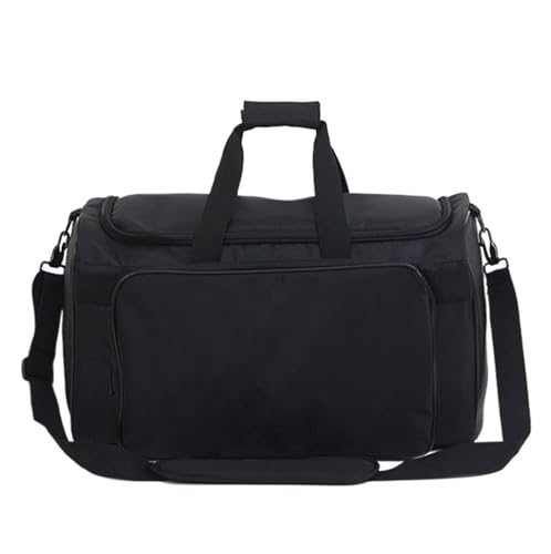 Convertible Suit Travel Bag 19inch Gym Bag For Women, Carry On Weekender Overnight Bag,Personal Item Travel Bag hanging garment duffel bag, 50*24*28cm, Black