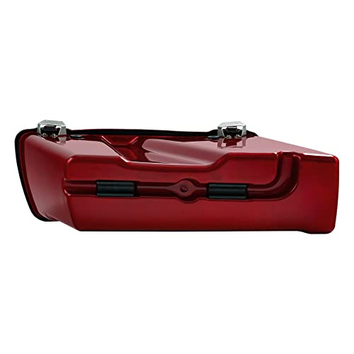 Alforjas rígidas con llave para Harley Davidson 1994-2013 rojo miniatura 6