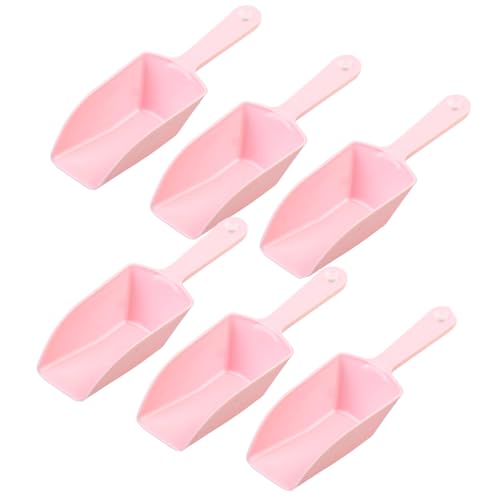 6PCS Farbe Zufällige PP Kunststoff Lebensmittel Schaufel Mehl Supermarkt Müsli Eis Nüsse Süßigkeiten Buffet Tierfutter Schaufeln Laden und Set Werkzeuge für Supermärkte Snack Shops Küche