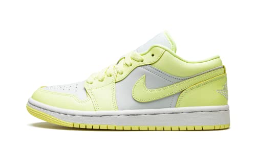 Nike Jordan Womens WMNS Air Jordan 1 Low DC0774 007 Lemonade - Size 7W Pure Platinum/Citron Tint