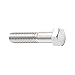 FOREVERBOLT FBHEXB12133P5 Hex Head Cap Screw 1/2"-13 X 3" Long, 18-8 Stainless Steel, NL-19 Finish, PK, 5
