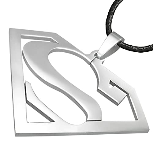 Colgante para hombre de acero elegante ZENSE ZP0075 con letra S