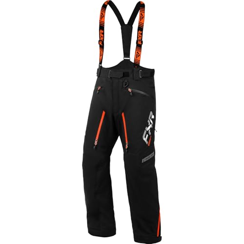 FXR Men's Mission FX Pant 2025 (Black/Orange - X-Large)