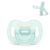 Suavinex, Chupete Todo Silicona, Bebé 0/6 Meses y Recién Nacido, Azul