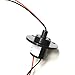 Taidacent 2 Wires 15A 20A 30A 40A 60A Slip Ring Collector Ring Rotary Electrical Contact (10A)