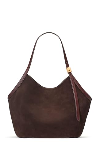 Deco Tulip Suede Tote