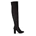 DREAM PAIRS Women's Fashion Shoo Black Over The Knee High Heel Boots Size 6 B(M) US