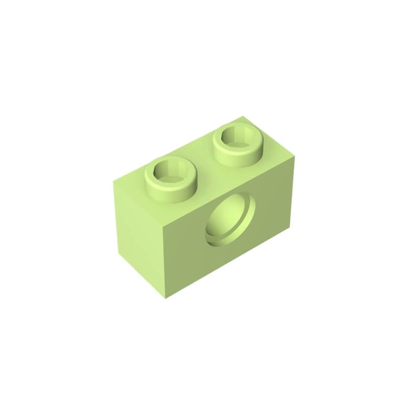 XYEIUGO 3700 Technology Brick Technic Brick 1x2 [1 Hole], 50 PCS — image 1