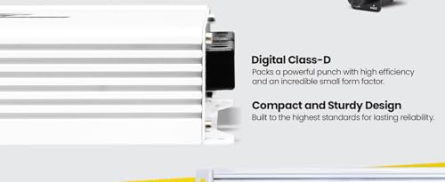 STINGER Audio MT-1000.1M 1000 Watt Monoblock Marine Audio Amplifier