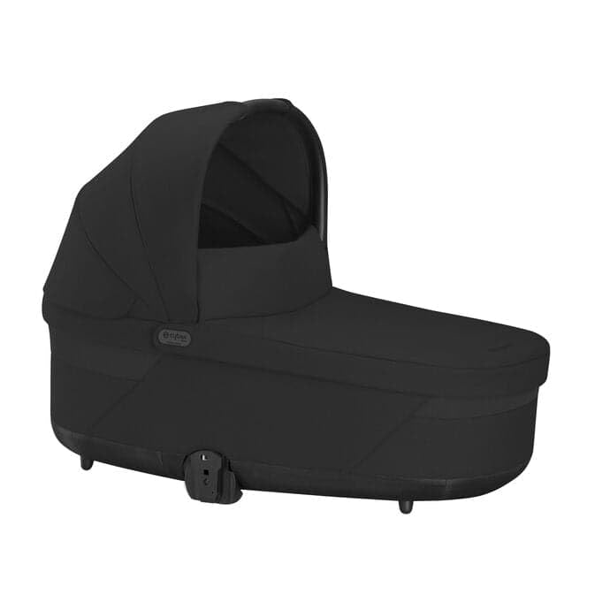 CYBEX Gold COT S LUX Nacelle de la naissance jusqu'à env. 6 mois (max. 9 kg) pour Cybex Balios S Lux et Talios S Lux, Moon Black