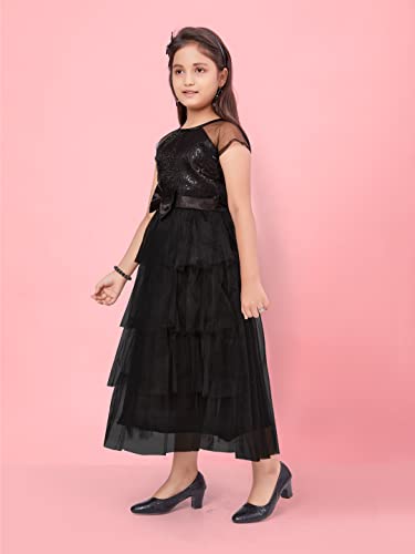 Image of Aarika Girls Fit And Flare Maxi Gown