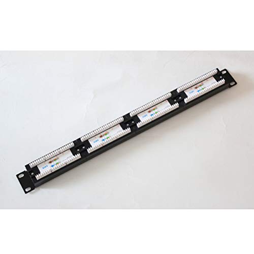 Mobestech Quadro de distribuição Rj45 não blindado 1Pc profissional e durável Cat.6 (prata)