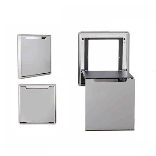 Folding Chair, Wall-Mounted Folding Stool Chair, Wall Seat Folding With Support Legs Saving Space Suitable For Various Occasions(C1)