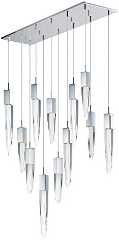 Quartz Led 12-Light Pendant