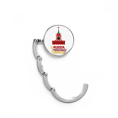 Colgador de bolso para mesa portátil con diseño del Kremlin, ideal para cafeterías