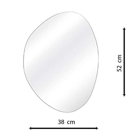 Kit Espelho Decorativo Orgânico Lapidado 52x38 e 66x52 cm