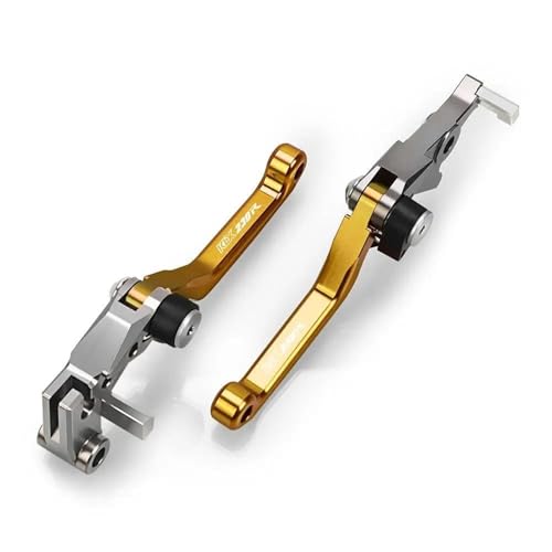Motorradkupplungsteil Motorrad-Bedienelemente: Schwenkbare Brems- Und Kupplungshebel Für Kawasaki KLX230R KLX230 R KLX 230R 2020 2021(Yellow)