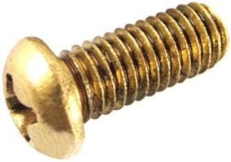 Ochoos M5 Phillips Pan Head Machine Screws Brass M5 Cross Recessed Pan Head Screws - (Dimensions: M5 x 8mm 50pcs)