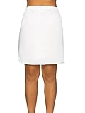 3 options for slit location-front, side and back Innovative waist design Curved side slit allows for freedom of movement Anti-static and anti-cling fabric glides under clothes