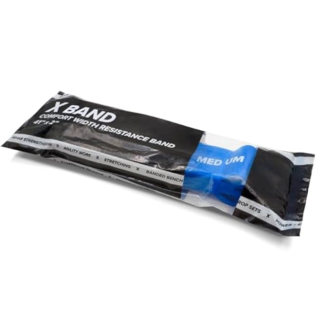 Meister X Band Comfort-Width 41 x 2 Resistance Bands - X-Wide Premium Loop Bands