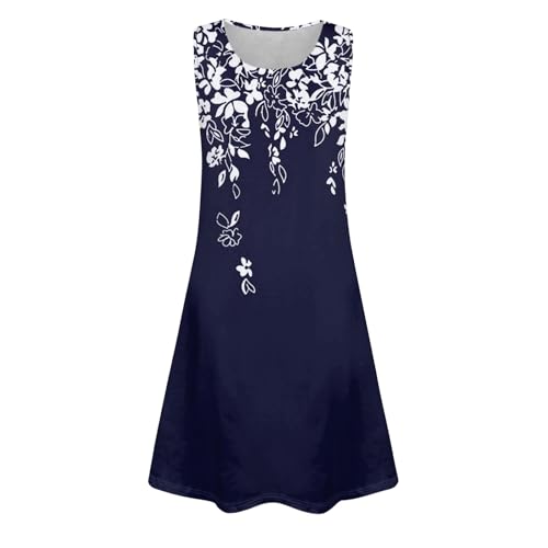 Girl's Sundresses Summer Boho Strap Tiered Cami Maxi Dresses Beach Playwear Outfit with Pockets2