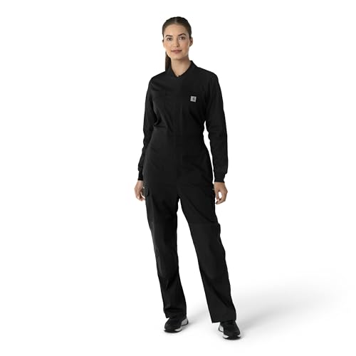 Carhartt Rugged Flex RSCU Women's Ripstop Coverall, Black, S