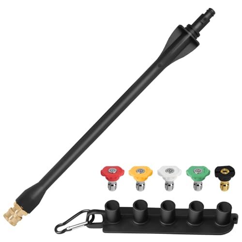 Varita de lavado a presión 308494075 con 5 boquillas de pulverización y 1 soporte de puntas para pistola de lavado a presión Ryobi, Portland, Husky