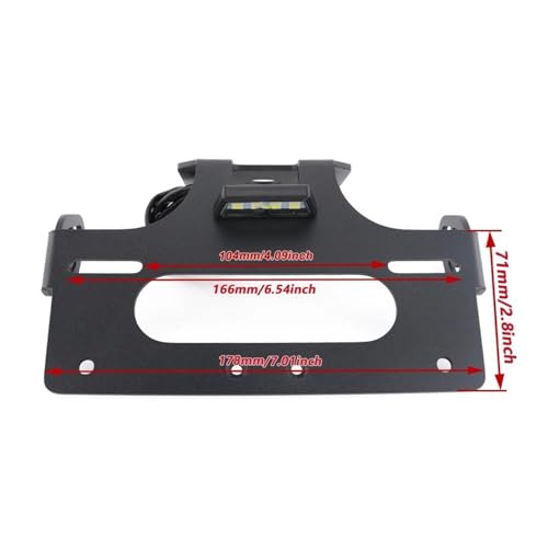 Support de plaque d'immatriculation haut de gamme Yamaha YZF R15 R150 - 3
