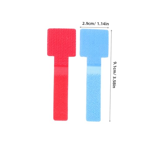 STOBOK 50pcs Organizador de Cables con Adhesivo Clips de Sujeción para Cables Accesorios de Escritorio miniatura 2