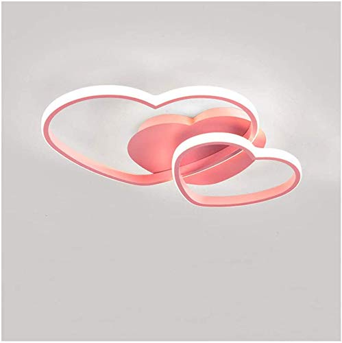 Lampada da soffitto a LED in acrilico da cuore a cuore, lampadario creativo a forma di cuore, dimmerabile 3000K ~ 6000K